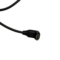 Kabel USB 2.0 Pengisian Cepat Grosir HL 1M PVC TPE Silikon Kepang Konduktor Tembaga Murni untuk Smart Watch iPhone Garmin Fenix