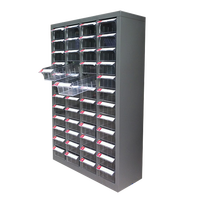 Armoire de rangement à tiroirs en plastique multi-usages durable à 48 tiroirs