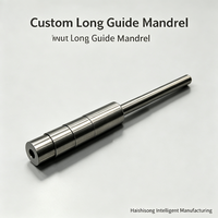 Tige de guidage de mandrin de positionnement longue à étages en acier inoxydable 17-4PH usinée sur mesure par CNC pour équipement d'automatisation de moules et de fixations