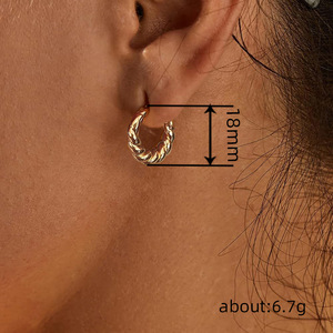Orecchini a spirale per donna, accessori per l'orecchio semplici da indossare tutti i giorni - Product Image 4