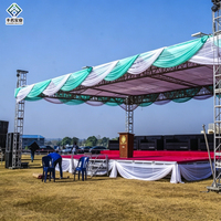 Estructura de Techo para Festivales de Música, Estructura de Techo para Eventos, Estructura de Techo de Aluminio para Conciertos, Sistema de Techo Plano Arqueado