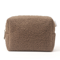 Grande capacité, sac cosmétique portable en PU écologique à motif bonbons, fermeture éclair, pour femme, rangement de maquillage de voyage