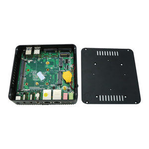 New không quạt công nghiệp Mini PC j6426/N100/N95 3x4K hiển thị máy tính để bàn win11 Linux RS232 Mini PC Intel CE-leron SSD DDR4 UK/EU - Product Image 3