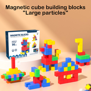 Cube magnétique en plastique ABS blocs <span class=keywords><strong>de</strong></span> <span class=keywords><strong>construction</strong></span> jouets éducatifs pour garçons ensemble <span class=keywords><strong>de</strong></span> <span class=keywords><strong>construction</strong></span> magnétique cadeau - Product Image 6