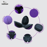 Balle de reniflement pour chien, jouet distributeur de friandises, puzzle à 3 pétales en forme de lotus, pour l'entraînement K9 et la distribution lente de nourriture, balle de récompense