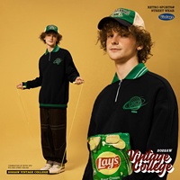 INF College – sweat-shirt à capuche imprimé bouffant, polaire, surdimensionné, personnalisé, 400g/m2