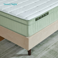 Hochwertige Hybrid-Memory-Foam-Matratze mit Taschenfederkern 25cm Dick Orthopädische Unterstützung für Krankenhaus und Schlafzimmer 15 Jahre Garantie