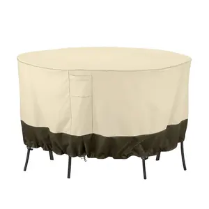 Cubiertas de muebles de patio de diente de león para juego de sillas de mesa, cubierta de muebles impermeable, resistente a los rayos UV, cubierta de mesa para exteriores antidecoloración