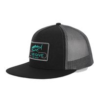 Casquette Trucker personnalisée à 5 panneaux avec dos en maille ajustable, logo sur patch avant, idéale pour les sports de plein air et le quotidien