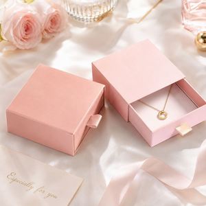 Oem Custom Personalization Pull Out Type Gift Printing Package <b>Pink</b> Square Eco-Friendly Corrugated Box for <b>Perfume</b> Clothing - Product Image 3