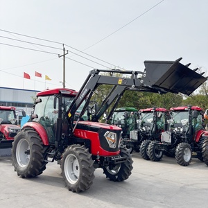 Tracteur compact de <span class=keywords><strong>ferme</strong></span> et de jardin 4x4, 4 roues motrices, 90 ch, avec cabine et chargeur frontal - Product Image 6