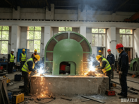 Generator Energi Bebas 150KW-2MV Turbin Pelton Hidro Sistem Roda Gila Baja untuk 50kw