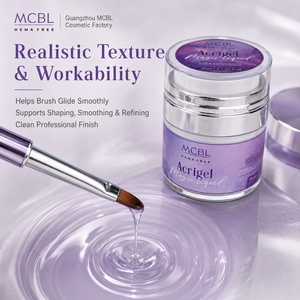 Nouveau Gel <span class=keywords><strong>Acrigel</strong></span> Lissant pour Extension d'Ongles Usage Professionnel en Salon Sans HEMA Gel Constructeur UV Marque Privée Fabricant OEM - Product Image 2