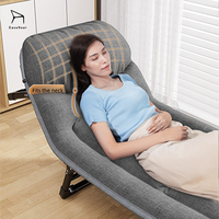 Lit pliant compact de fabricant avec cadre métallique et coussin confortable pour chambre et bureau
