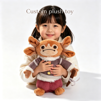 Poupées en peluche personnalisées de monstres de dessin animé, figurines d'animaux magiques, figurines d'êtres étrangers magiques, poupées douces, OEM/ODM acceptés
