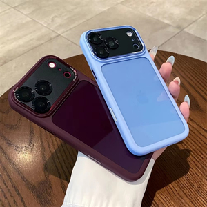 เคสกันกระแทกขอบสีหรูหราสำหรับ iPhone 17/16, เคสใสกันกระแทกแบบแม่เหล็กสำหรับ iPhone 17 พร้อมปุ่มป้องกันกล้อง - Product Image 4