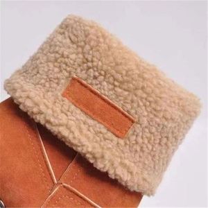 Women's Winter Warm Snow Boots Ankle <b>Booties</b> Round Toe Fashion Trend Comfortable Casual Mid Height PVC Upper Cotton Lining - Product Image 3