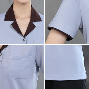 レストラン マッサージ スパ セクシー ホテル ウェイトレス 警備員 制服 インド アラビア リネン レストラン制服 ウェイトスタッフ ポロシャツ - Product Image 4