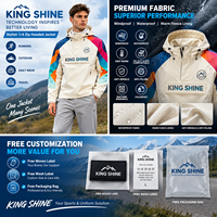 Veste grande taille 2027, veste fine de type Letterman, veste à capuche zippée 1/4, coupe-vent pour homme, uniformes de sublimation, veste en polyester