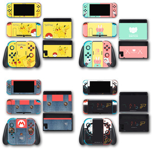 Protector de piel para Nintendo Switch, adhesivo de PVC de cobertura total para consola de juegos con diseño floral - Product Image 2