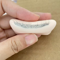 Modèles réalistes en silicone pour la pratique de l'extension des cils multicouches désordonnés pour les pros