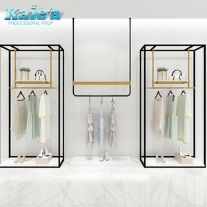 Metal Hanging Clothes Display <strong>Stands</strong> Men's Garment <strong>Rack</strong> <strong>Cloth</strong> Hanger <strong>Stand</strong> - Product Image 6