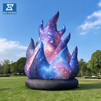Modèle gonflable publicitaire Galaxie Flamme, Ciel Étoilé, pour scène et événements