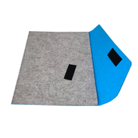 Sac de dossiers de documents en feutre de style professionnel moderne avec rabat en polyester portable et durable pour promotion de taille A4/A5 personnalisée
