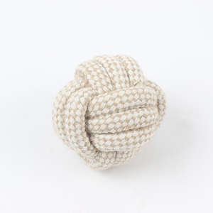 Juego de Juguetes para Perros de Cuerda de Cáñamo y Algodón Natural Ecológico Gris - Duradero, Interactivo, para Uso en Interiores, Mordedor Dental, Regalo de Cumpleaños - Product Image 5