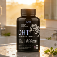 Capsules de vitamines pour la croissance des cheveux à la biotine et au palmier nain, bloqueur de DHT pour adultes