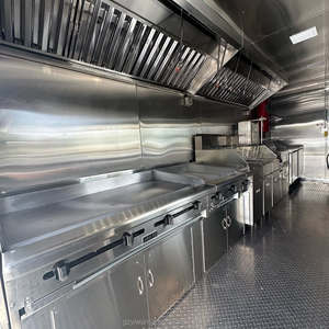 Remorque alimentaire mobile à double essieu, remorque de restauration entièrement équipée, remorque de cuisine pour les affaires de restauration rapide, de burgers et de barbecue - Product Image 4