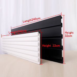 Slat Wall For Hook Wholesale Plastic Groove PVC MDF Slat Wall Board Panels For Hanging Hooks