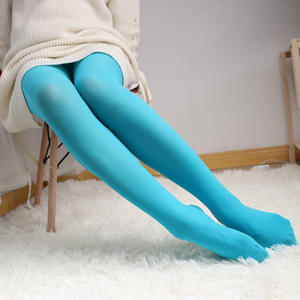 Collants Collants En Nylon Épais Mince Coloré <span class=keywords><strong>Transparent</strong></span> Sexy Femmes Hommes Sans Couture Filles En Gros Blanc Coloré Collants Collants - Product Image 4