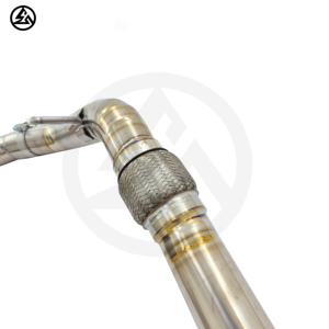 Tuyau avant à écoulement libre en titane de haute qualité CSZ pour <span class=keywords><strong>Audi</strong></span> <span class=keywords><strong>RSQ8</strong></span> 4.0TT tuyaux d'échappement secondaires droits - Product Image 2