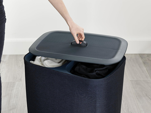 Cesto para Ropa Sucia de 90 Litros/23.8 Galones con Tapa, 2 Bolsas de Lavado Extraíbles con Asas - Product Image 6
