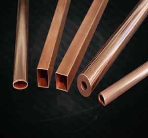 Горячая продажа ASTM C11000 8 мм медная трубка полированная латунная конденсаторная трубка для охлаждения кондиционера в спирали квадратный узор - Product Image 4