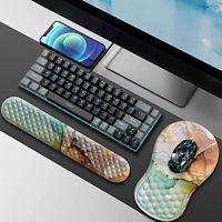 Poignet tapis de souris clavier caoutchouc tapis de souris repose-poignet Table ordinateur tapis pour bureau ordinateur portable
