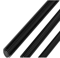 High Strength Grade 8.8/12.9 Carbon Steel Metric Thread Full Thread Stud 1m Length Black Threaded Rod