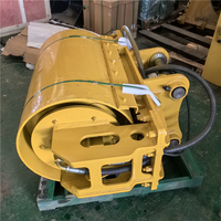 Compacteur à tambour hydraulique monté sur excavatrice pour le compactage des sols et des fondations routières