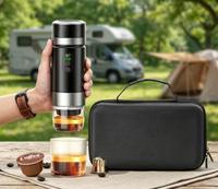 Cafetera Espresso Eléctrica Portátil 2026 con Estuche de Transporte y Batería Extraíble, Autocalentamiento, para Viajes, Fabricante OEM