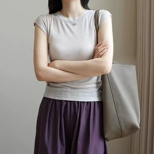 Tencel Flutter Short Sleeve <strong>TShirt</strong>, Summer Casual Top for Women - Product Image 5