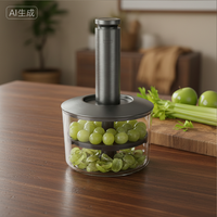 Hachoir à viande électrique 5 en 1 et robot culinaire, moulin à poivre, déshydrateur de salade, éplucheur de raisins, pompe à vide pour la maison et les restaurants