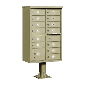 Buzones de <span class=keywords><strong>Correo</strong></span> Grises para Exterior, Cumplen con las Normas de la USPS, para Apartamentos, con Cerradura de Llave, de Acero, para Correos - Product Image 2