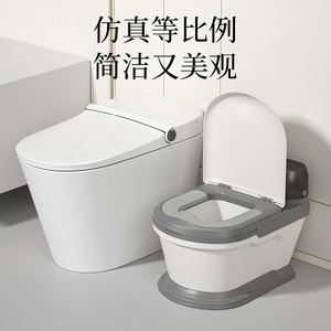 <b>Potty</b> <b>Training</b> Seat For Toddlers 3-6 Years Plastic Child Toilet Seat With Lid And Storage Container - Product Image 3