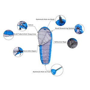 Saco de Dormir, Manta, <span class=keywords><strong>Hamaca</strong></span> Cosida, Impermeable, para Acampar al Aire Libre, Relleno de Plumón de Pato 800, 100% Nailon, Edredón para Acampar - Product Image 3