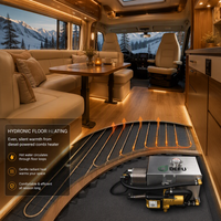 Chauffe-eau diesel 12V 24V 110V 220V 5KW, chaudière à eau et chauffage d'air combinés pour camping-car, caravane, bus