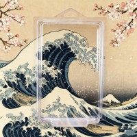 Boîtier étoile PET en plastique recyclable noir fabriqué sur protecteur noir série d'archives protecteurs collection figurine vitrine