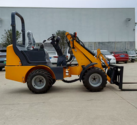 Chargeuse sur pneus compacte hydrostatique HAIJU HJ735 certifiée Euro 5, capacité de charge nominale de 1200 kg, livraison directe d'usine, prix compétitif