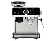 Machine à café expresso compacte automatique avec mousseur à lait, compatible multi-capsules, avec écran de brassage silencieux pour la maison, le bureau et le café