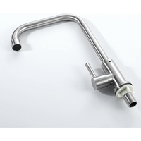 Robinet de cuisine moderne en acier inoxydable à 3 voies, robinet de lavabo de salle de bain intelligent moderne, lavabo multiple, luxe, jardin, eau